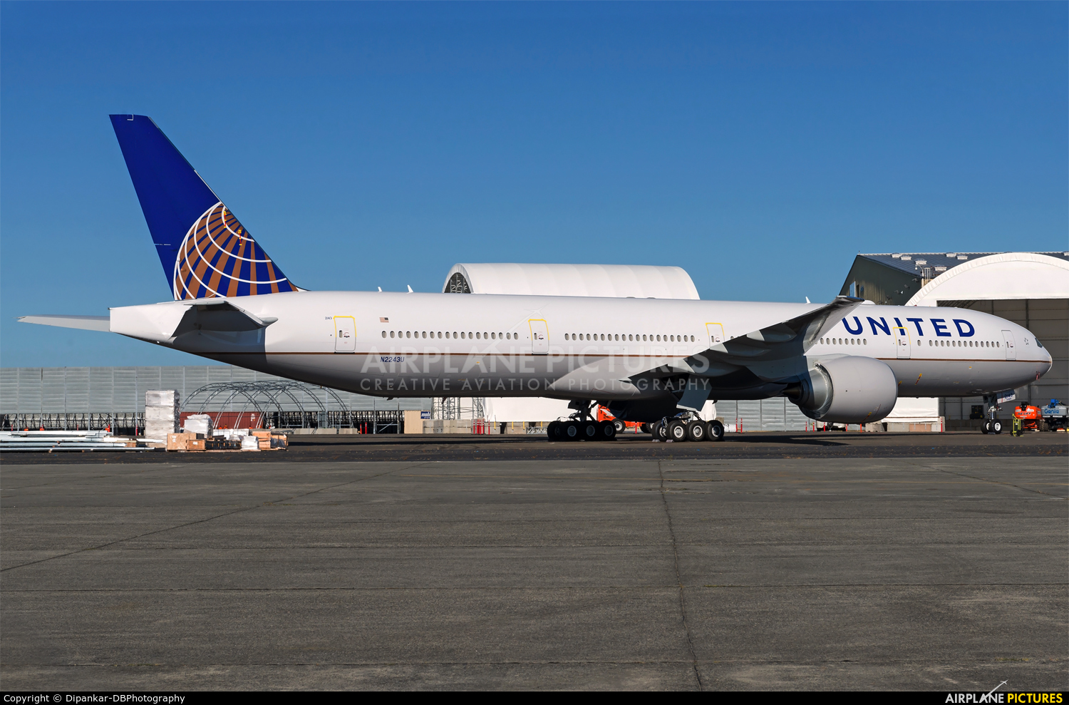 United Airlines N2243U aircraft at Everett - Snohomish County / Paine Field