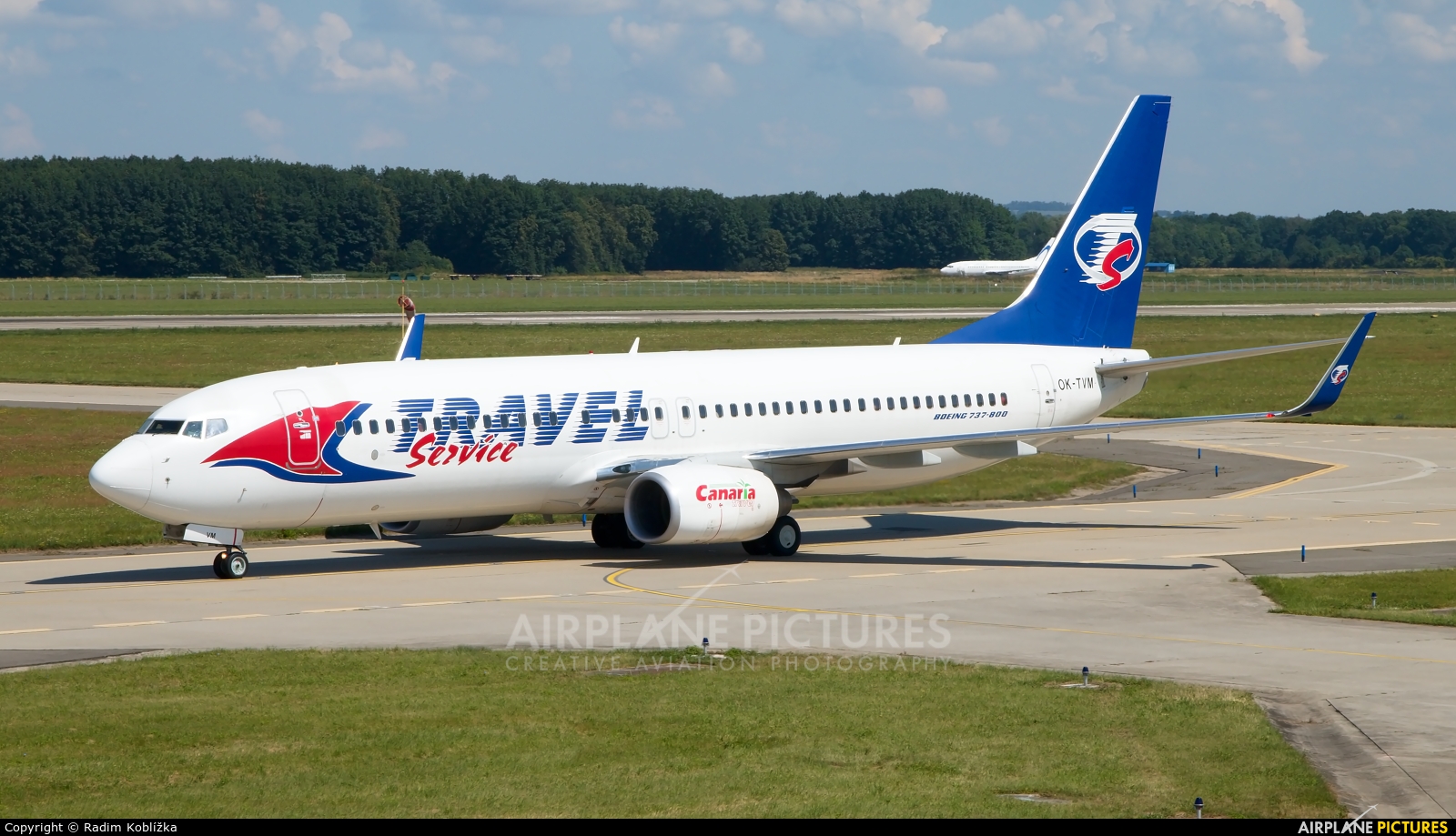 Travel Service OK-TVM aircraft at Ostrava Mošnov