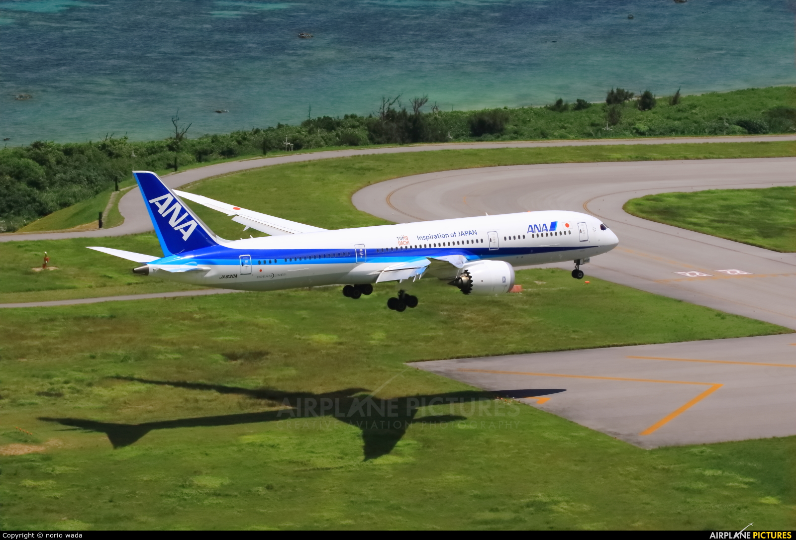 ANA - All Nippon Airways JA830A aircraft at Ishigaki