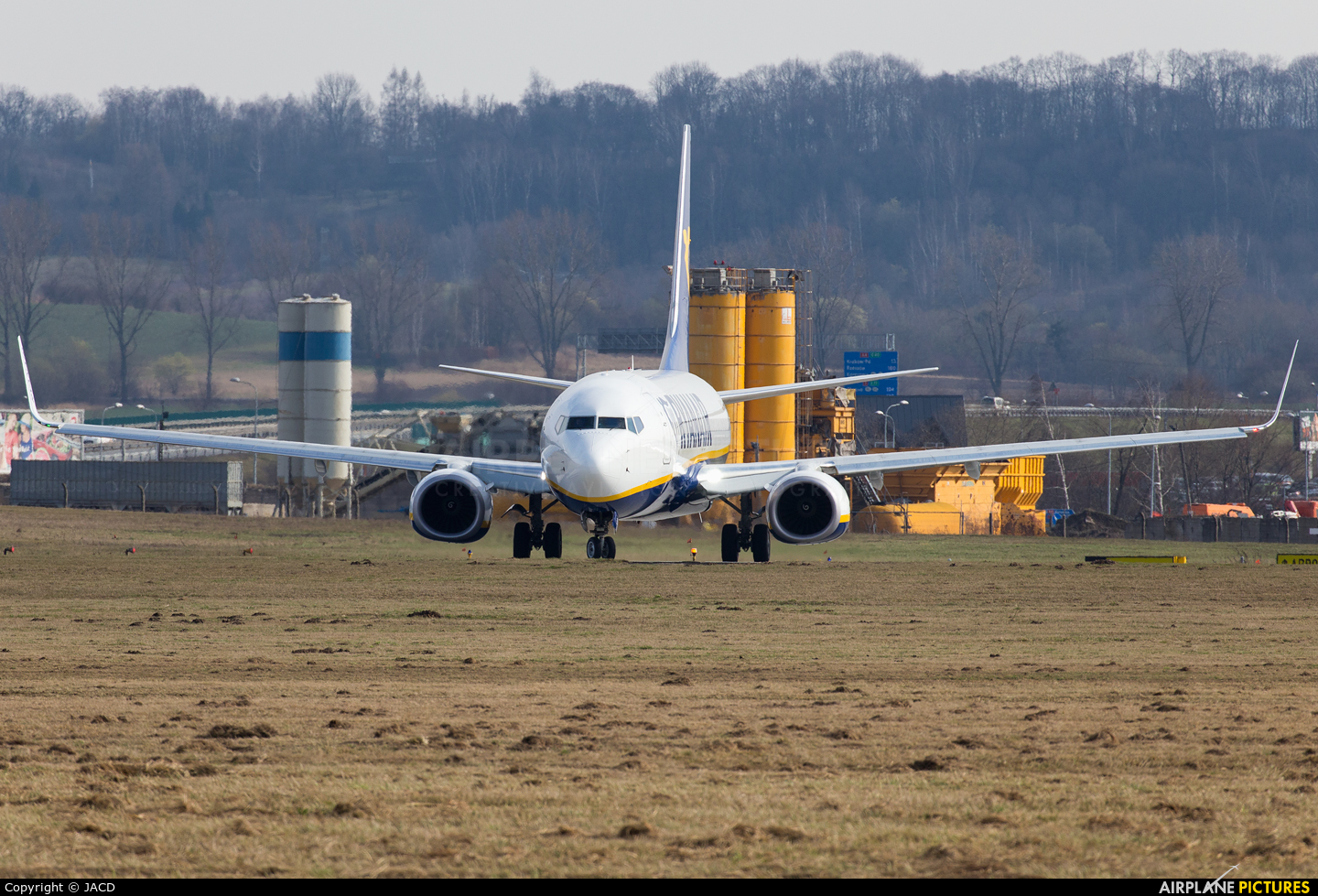 Ryanair EI-FOL aircraft at Kraków - John Paul II Intl