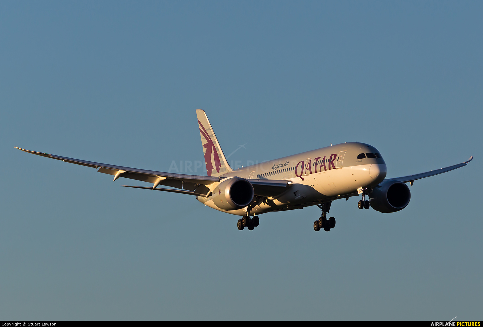 Qatar Airways A7-BCM aircraft at Birmingham