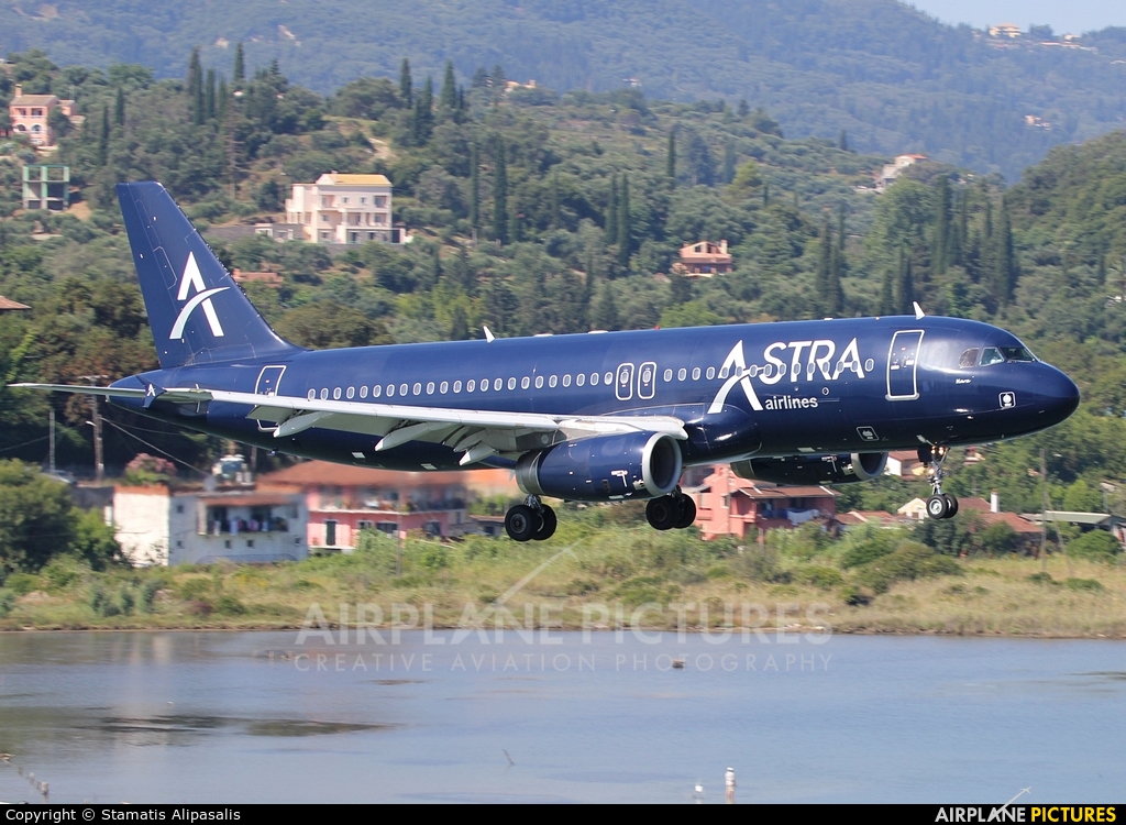 Astra Airlines SX-DIO aircraft at Corfu - Ioannis Kapodistrias