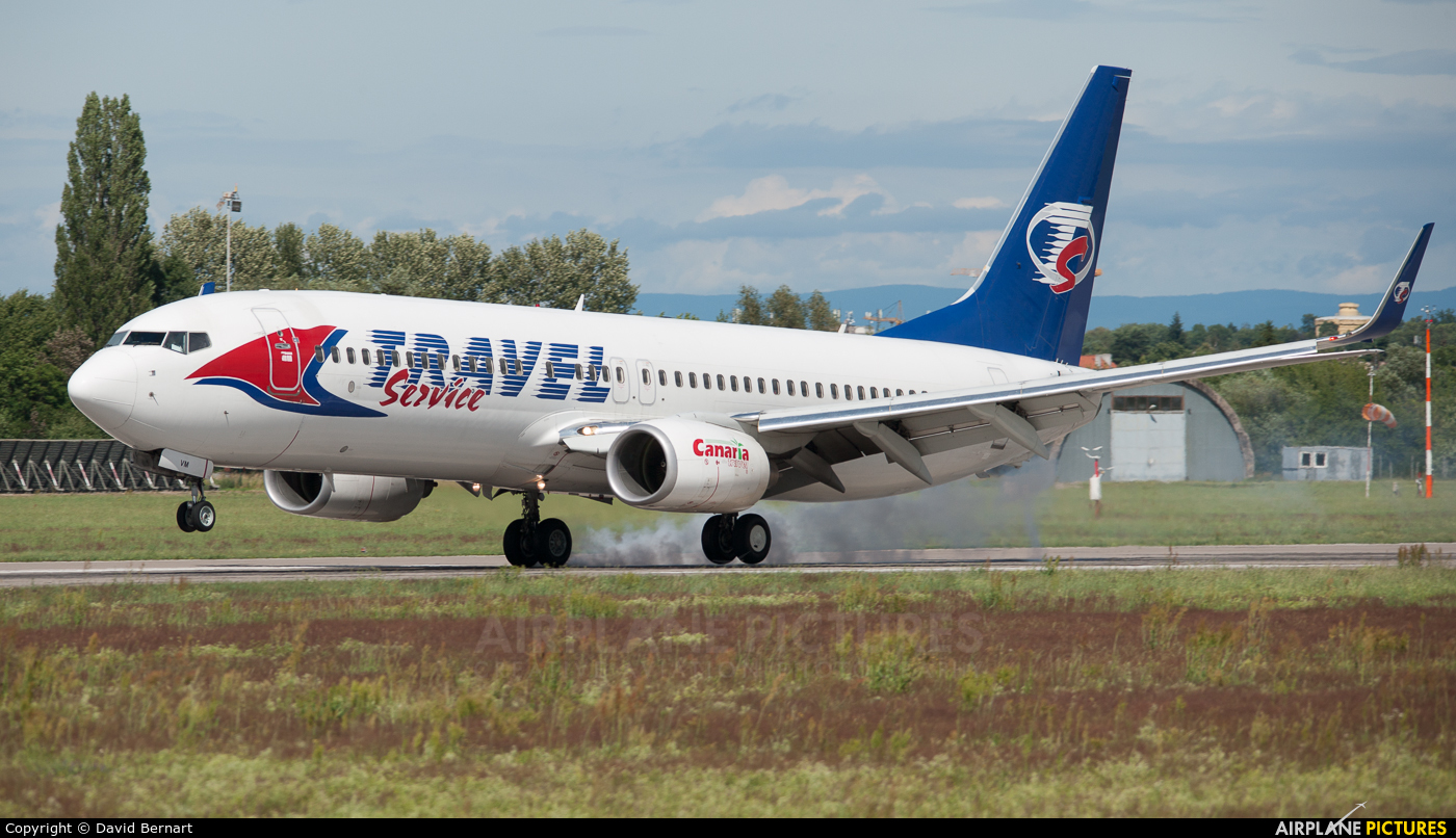 Travel Service OK-TVM aircraft at Pardubice
