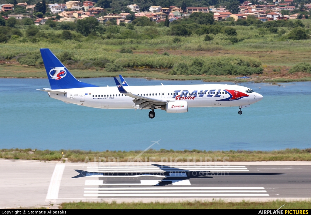 Travel Service HA-LKG aircraft at Corfu - Ioannis Kapodistrias