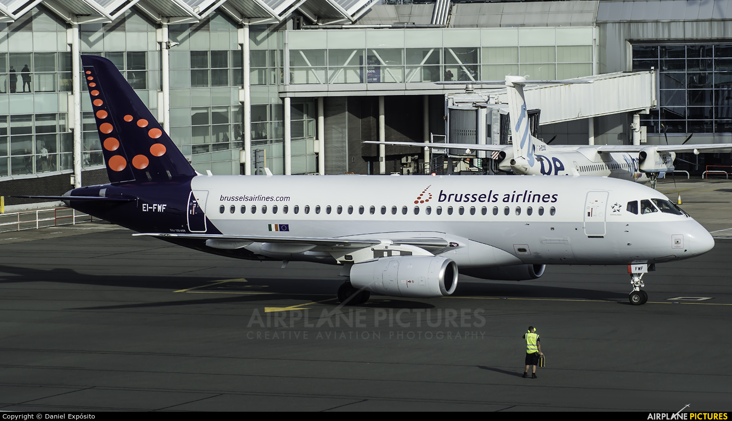 Brussels Airlines EI-FWF aircraft at Birmingham
