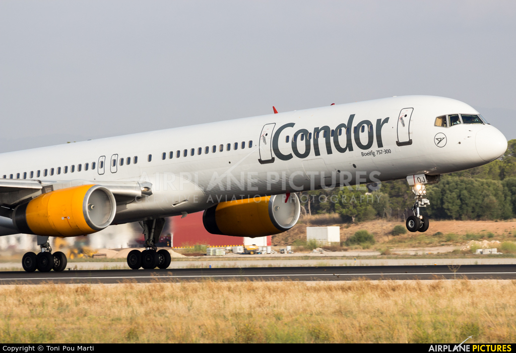 Condor D-ABOJ aircraft at Palma de Mallorca