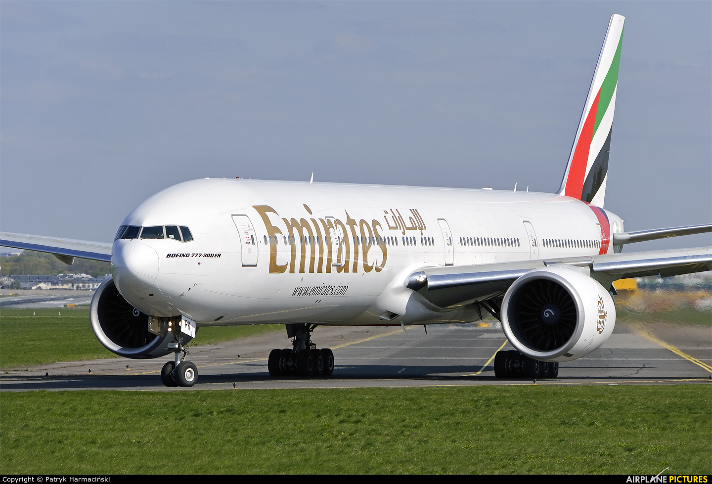 Emirates Airlines A6-EPK aircraft at Warsaw - Frederic Chopin
