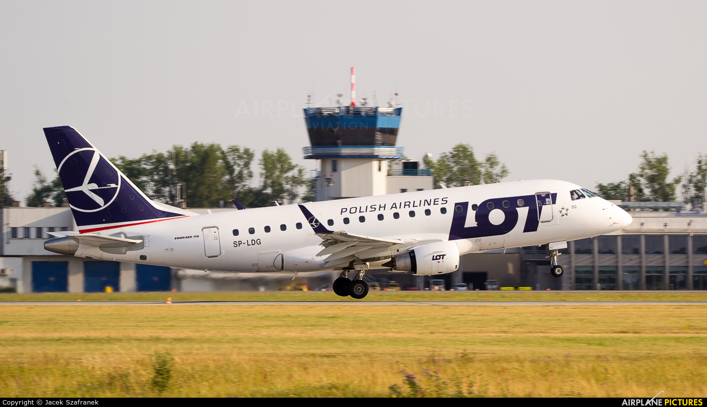 LOT - Polish Airlines SP-LDG aircraft at Katowice - Pyrzowice
