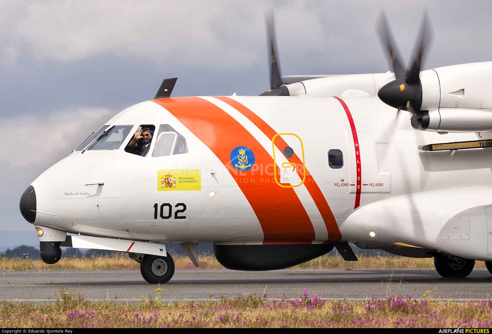 Spain - Coast Guard EC-KEL aircraft at Lugo - Rozas