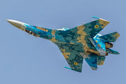 58 - Ukraine - Air Force Sukhoi Su-27UB aircraft