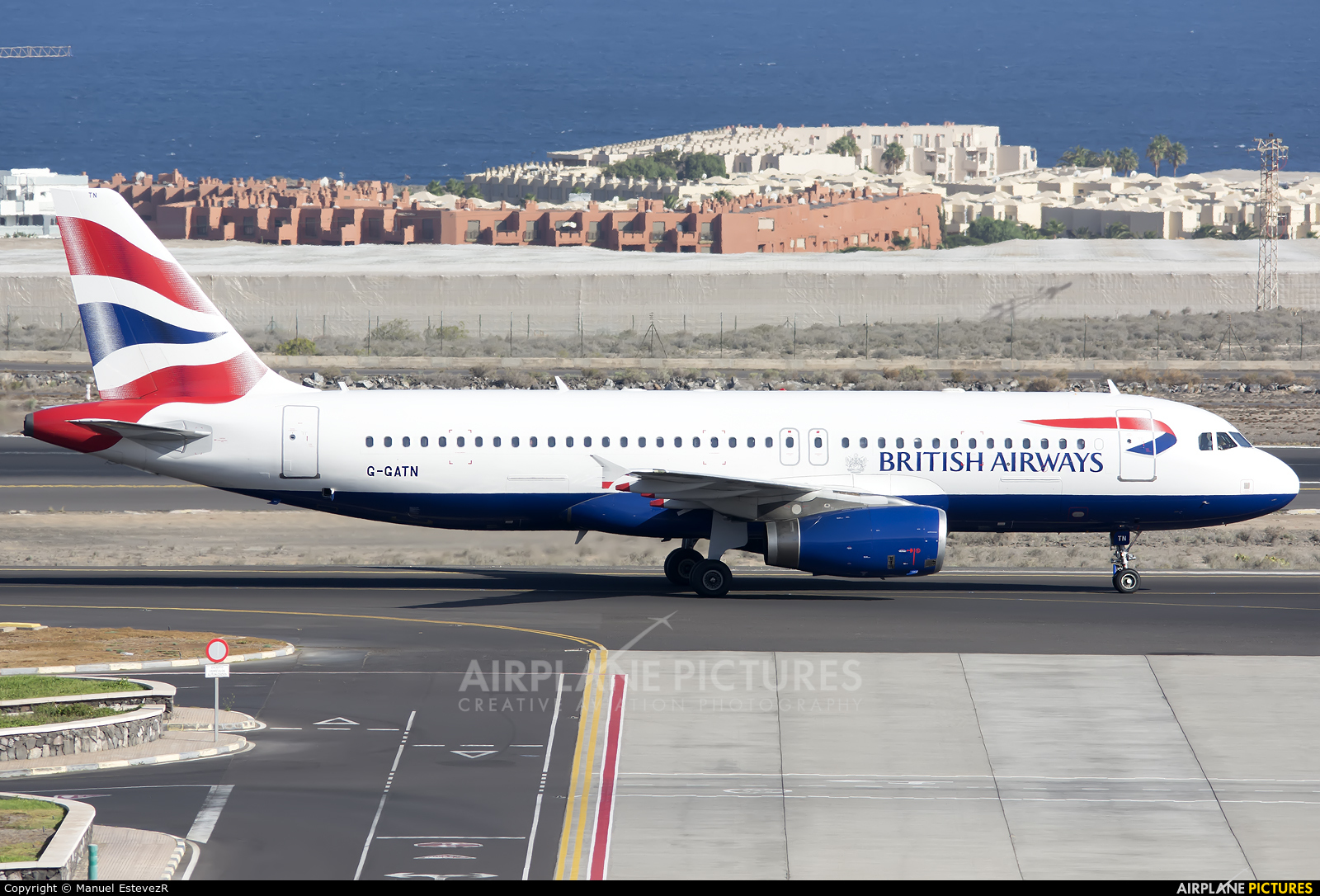 British Airways G-GATN aircraft at Tenerife Sur - Reina Sofia