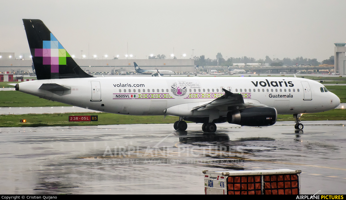 Volaris N505VL aircraft at Mexico City - Licenciado Benito Juarez Intl