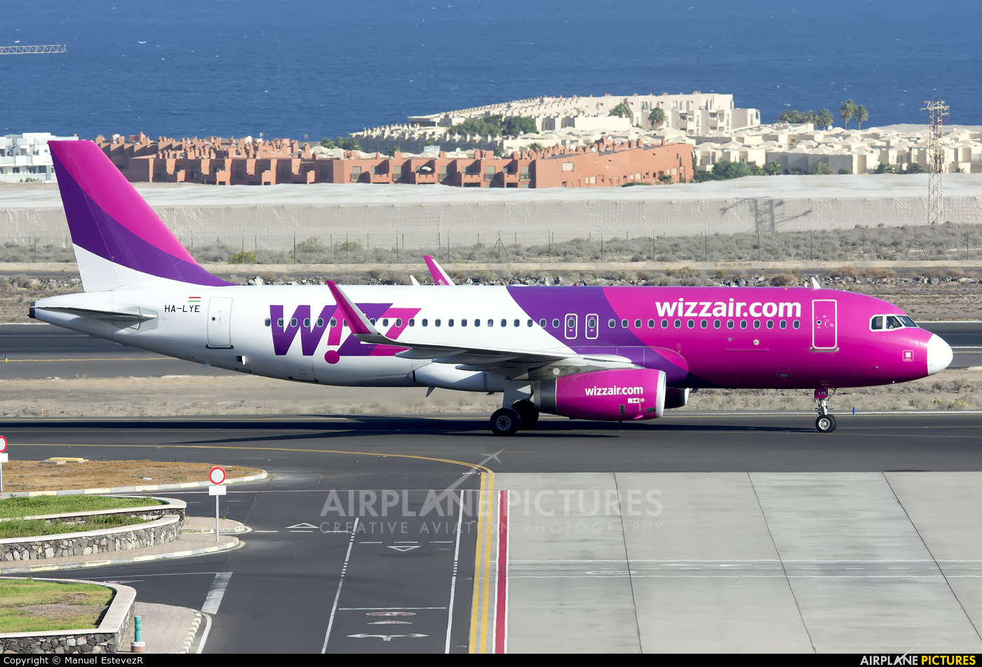 Wizz Air HA-LYE aircraft at Tenerife Sur - Reina Sofia