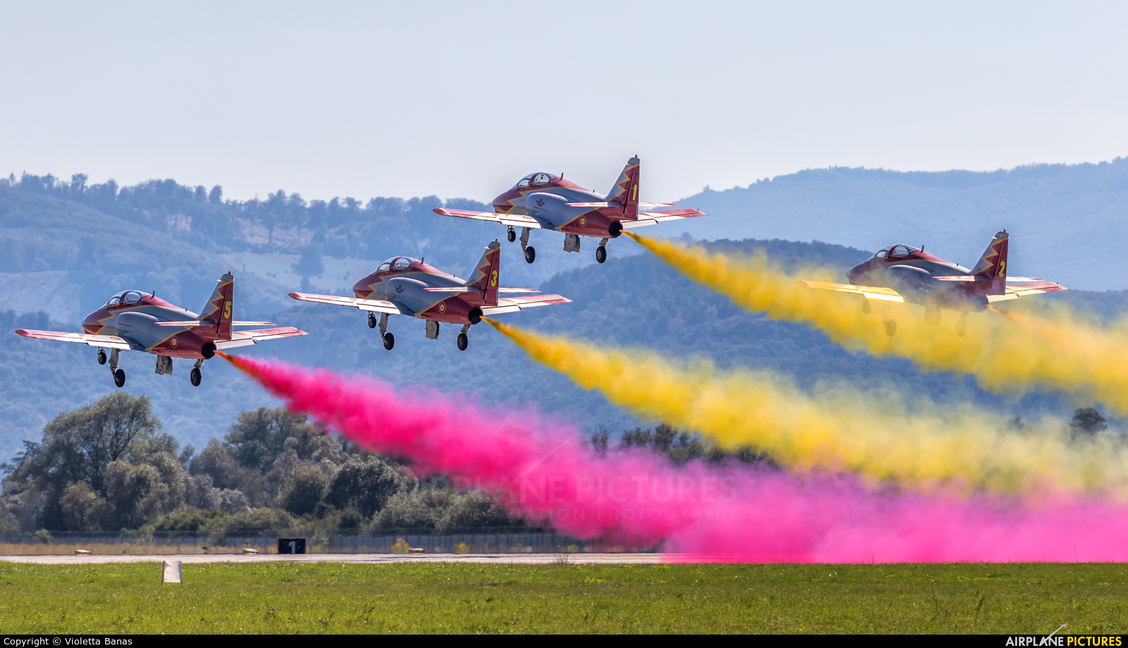 Spain - Air Force : Patrulla Aguila - aircraft at Sliač