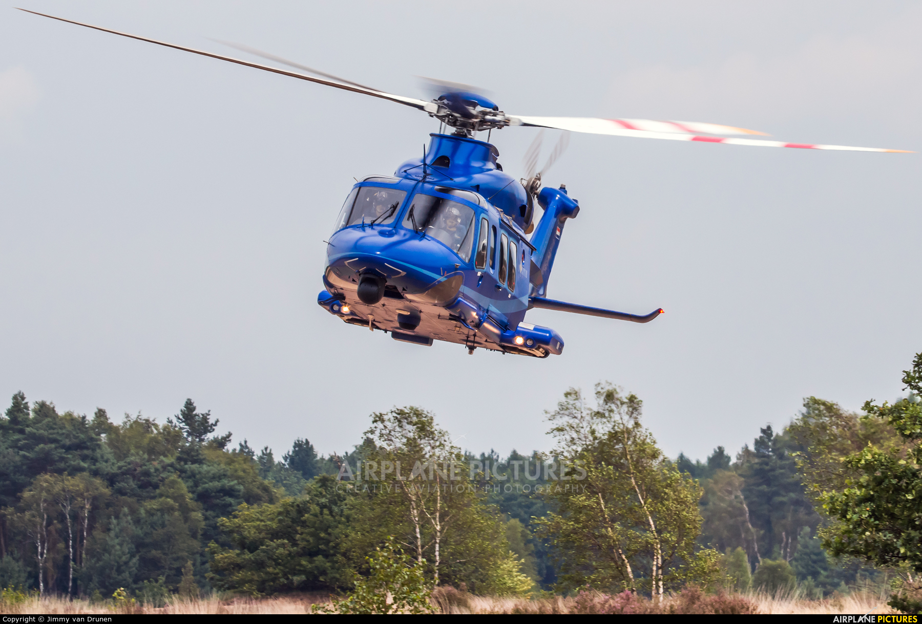 Netherlands - Police PH-PXY aircraft at GLV-5 Training area