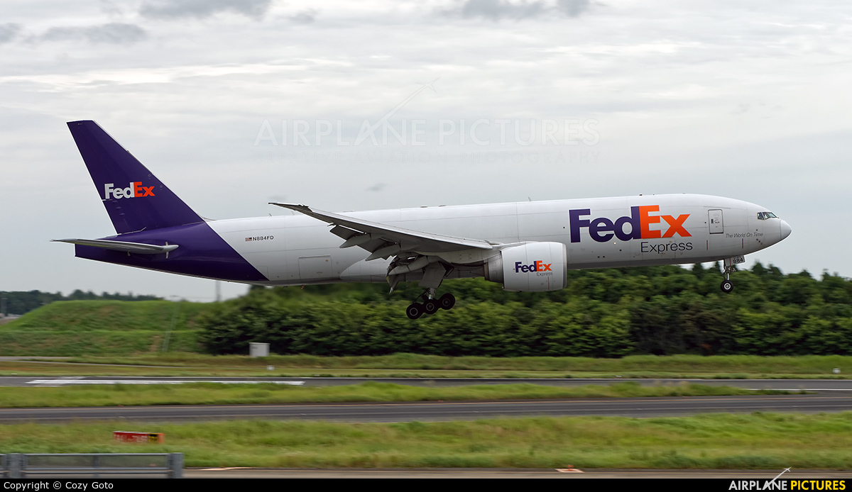 FedEx Federal Express N884FD aircraft at Tokyo - Narita Intl