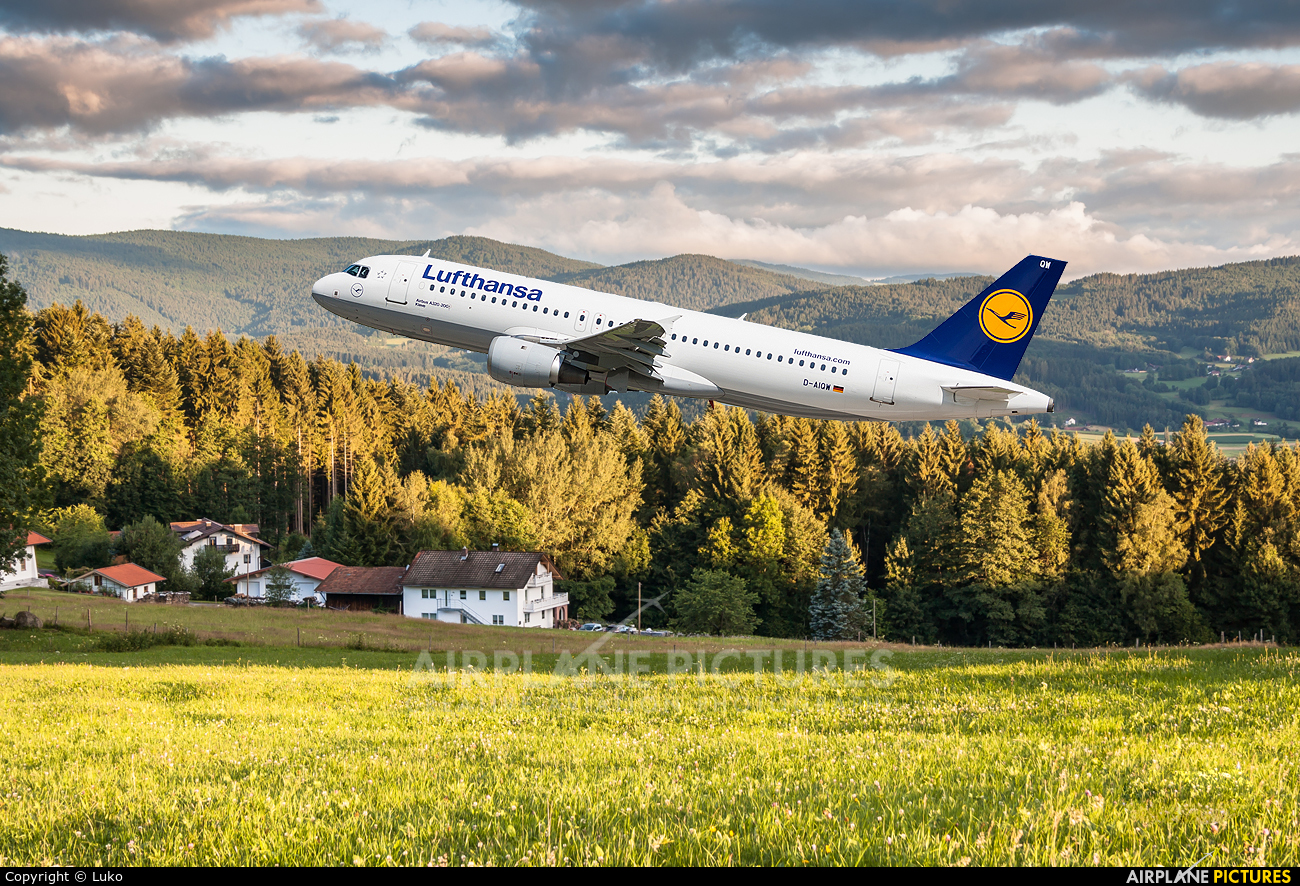 Lufthansa D-AIQW aircraft at Off Airport - Germany