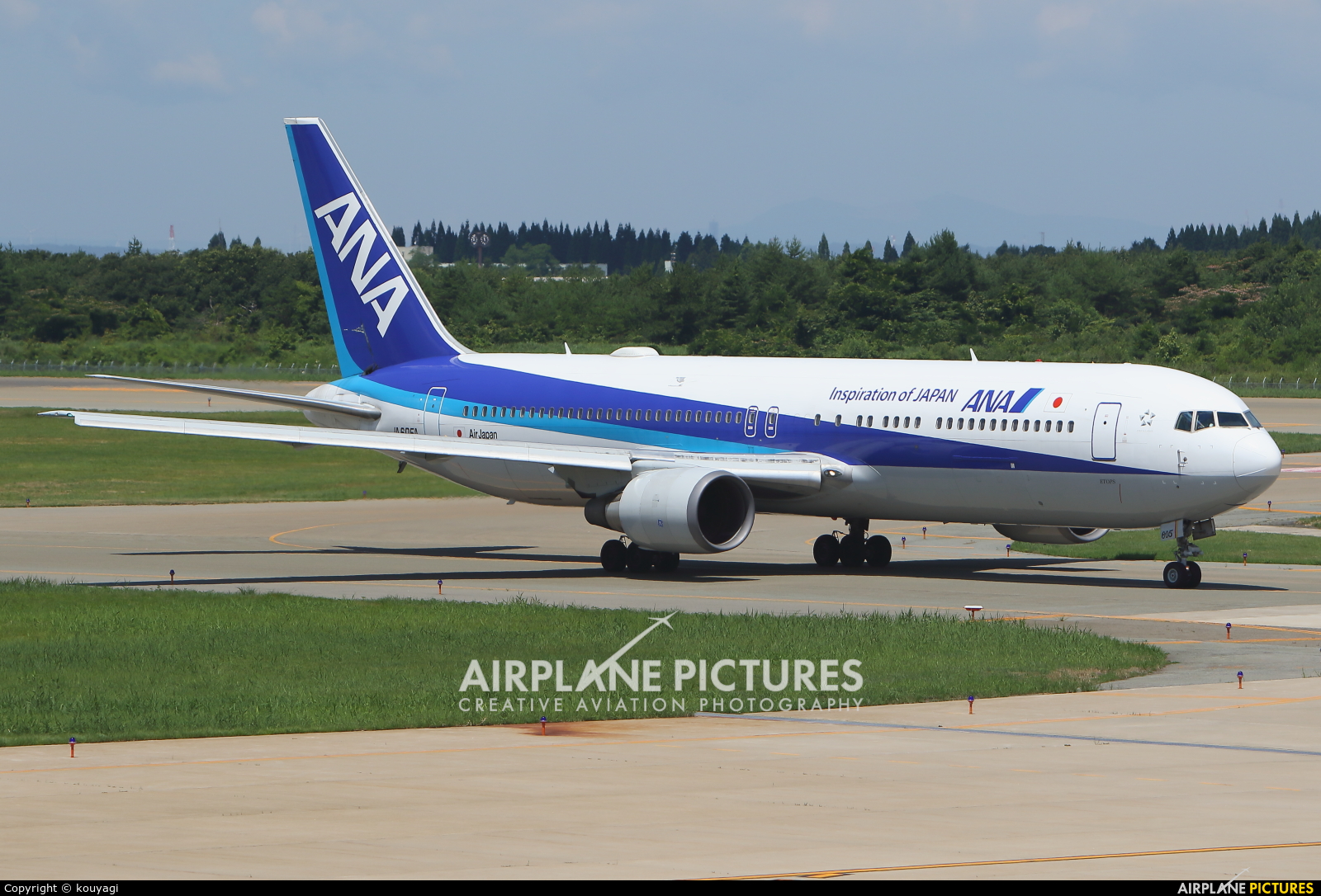 ANA - All Nippon Airways JA605A aircraft at Akita