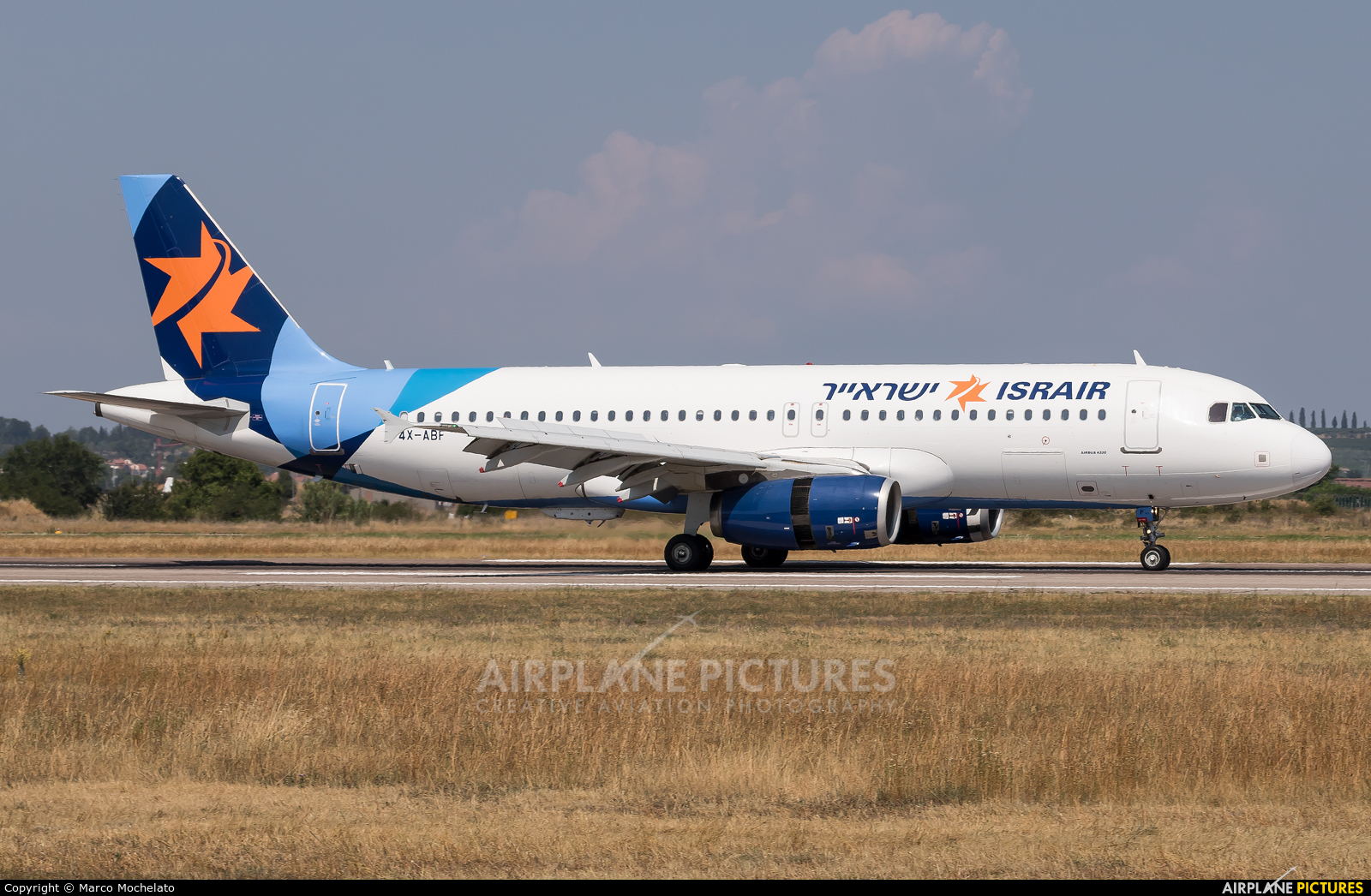 Israir Airlines 4X-ABF aircraft at Verona - Villafranca