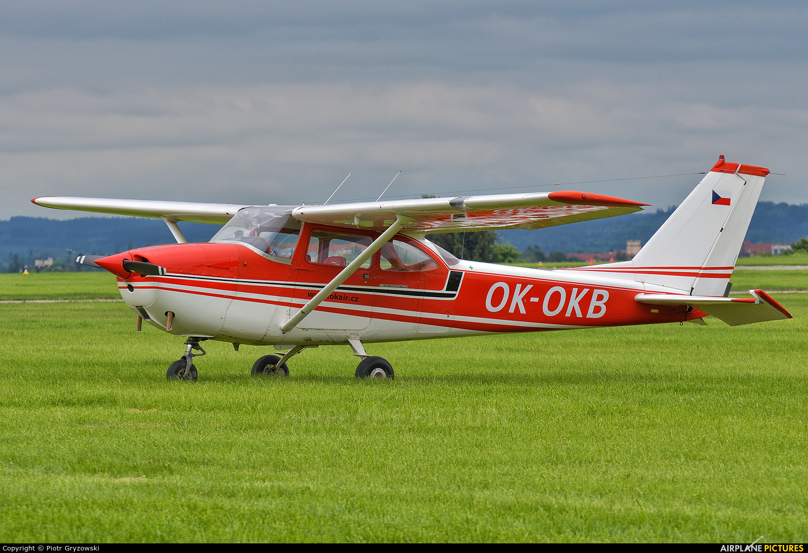 Private OK-OKB aircraft at Čáslav