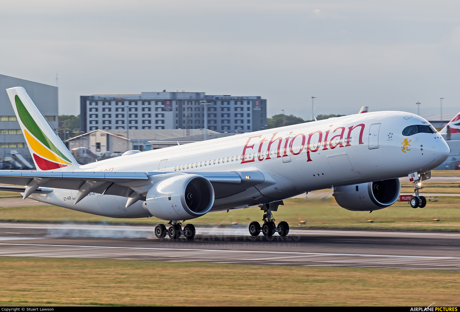 Ethiopian Airlines ET-AUB aircraft at London - Heathrow