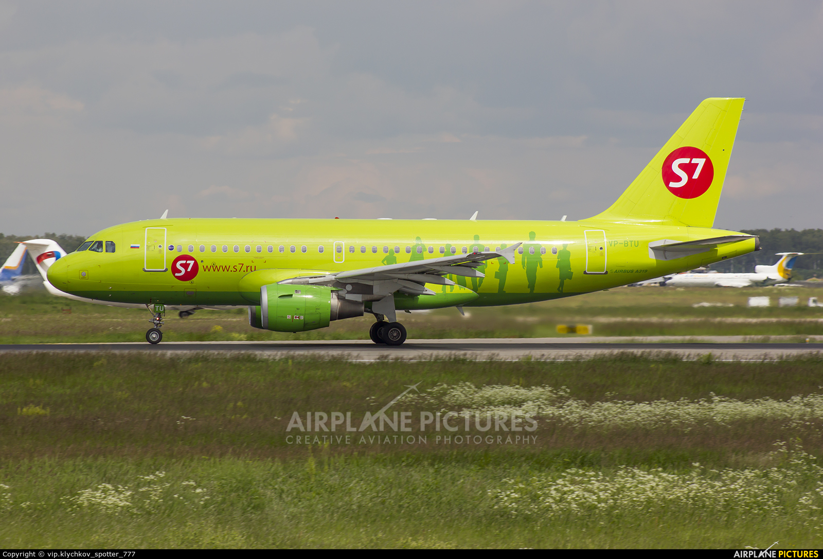 S7 Airlines VP-BTU aircraft at Moscow - Domodedovo