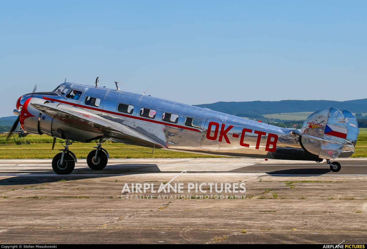 Private OK-CTB aircraft at Cheb