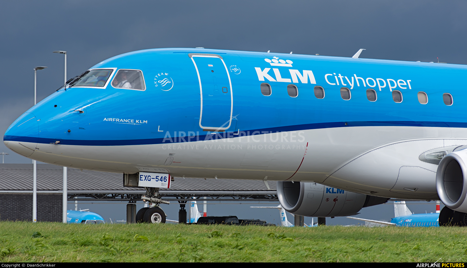 KLM Cityhopper PH-EXG aircraft at Amsterdam - Schiphol