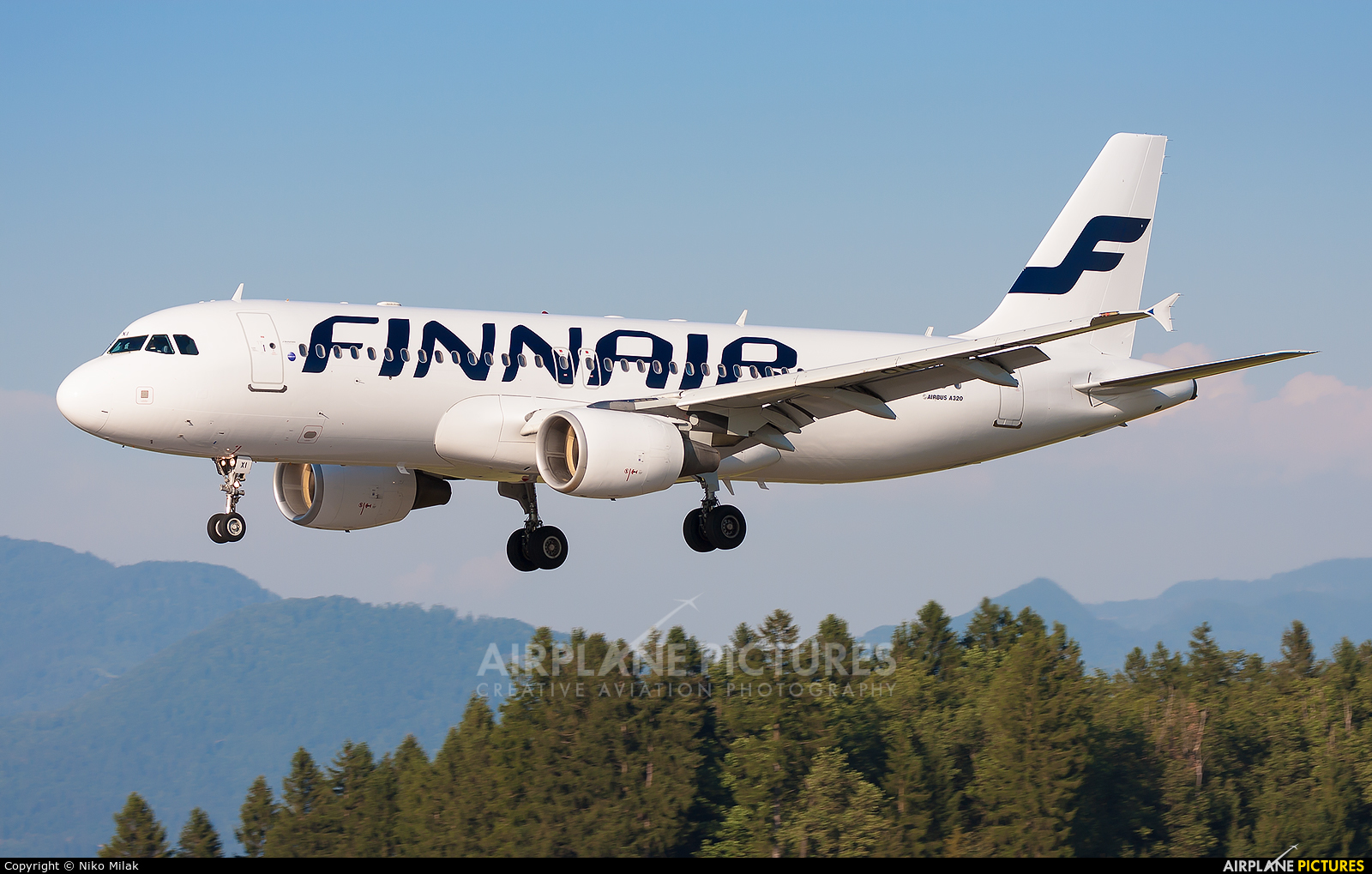 Finnair OH-LXI aircraft at Ljubljana - Brnik