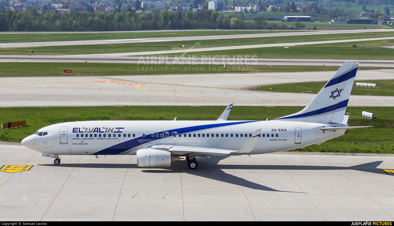 El Al Israel Airlines 4X-EKA aircraft at Zurich