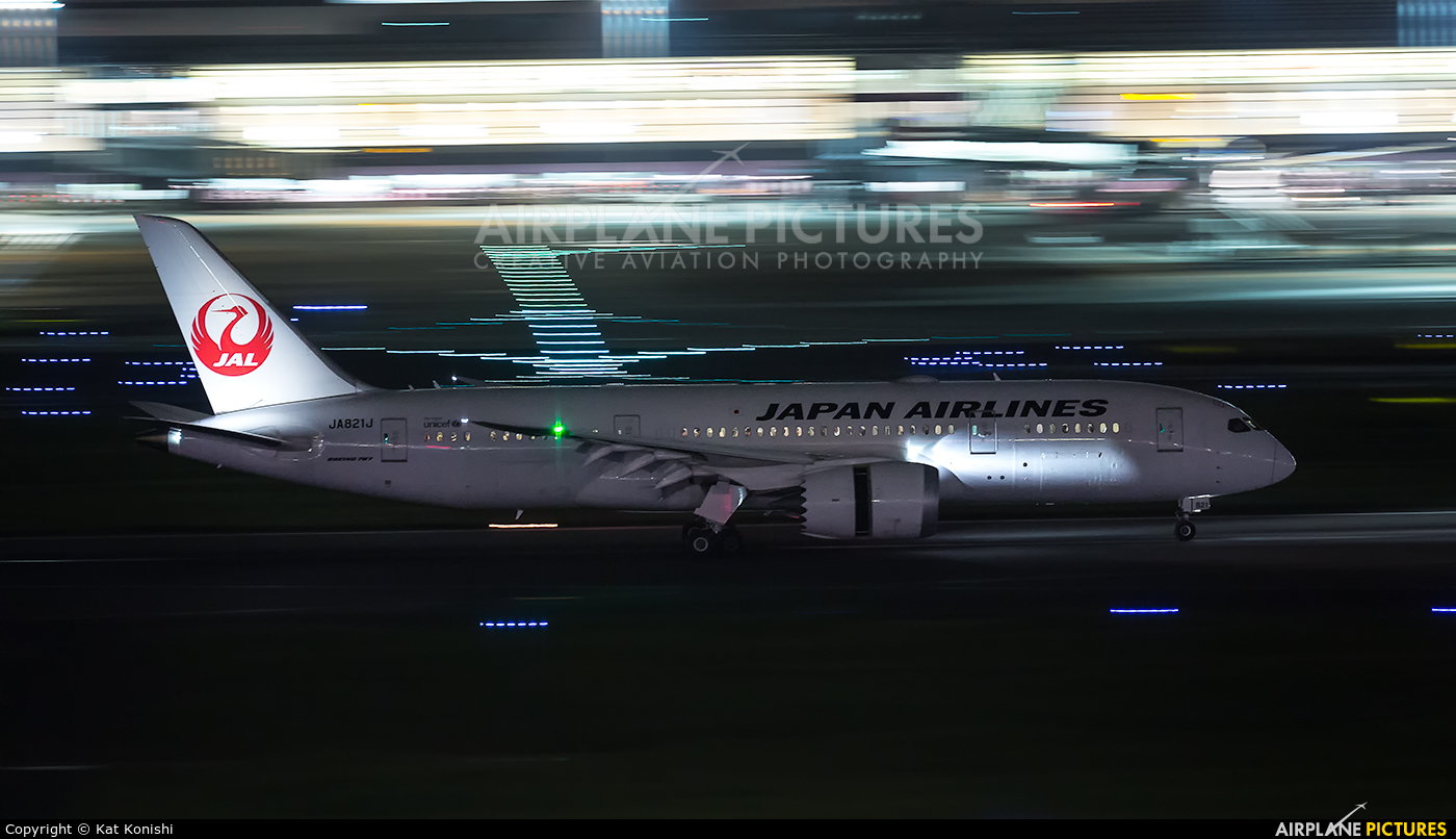 JAL - Japan Airlines JA821J aircraft at Tokyo - Haneda Intl