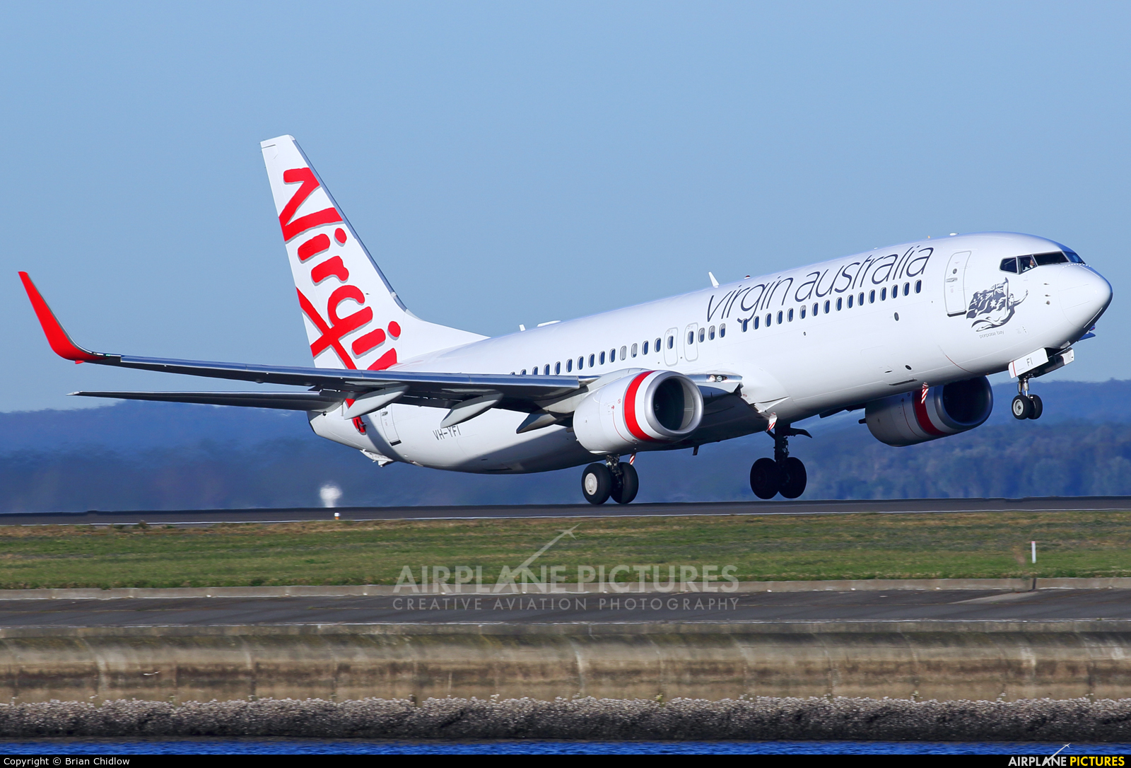 Virgin Australia VH-YFI aircraft at Sydney - Kingsford Smith Intl, NSW