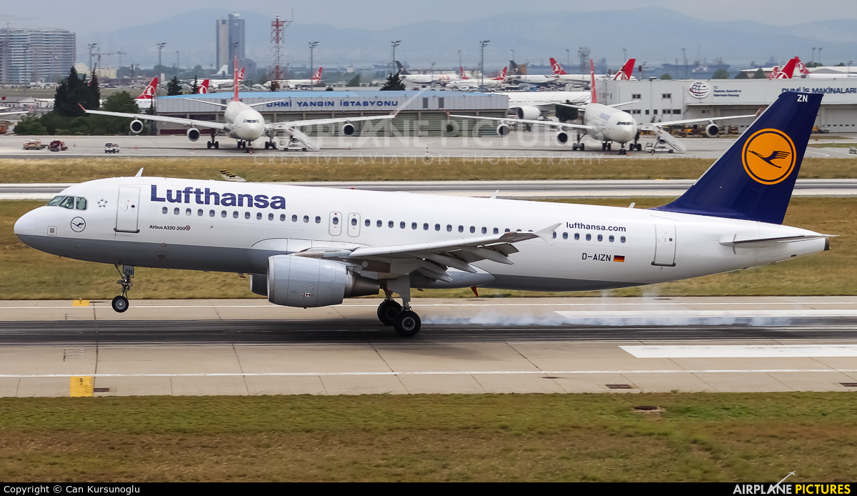 Lufthansa D-AIZN aircraft at Istanbul - Ataturk