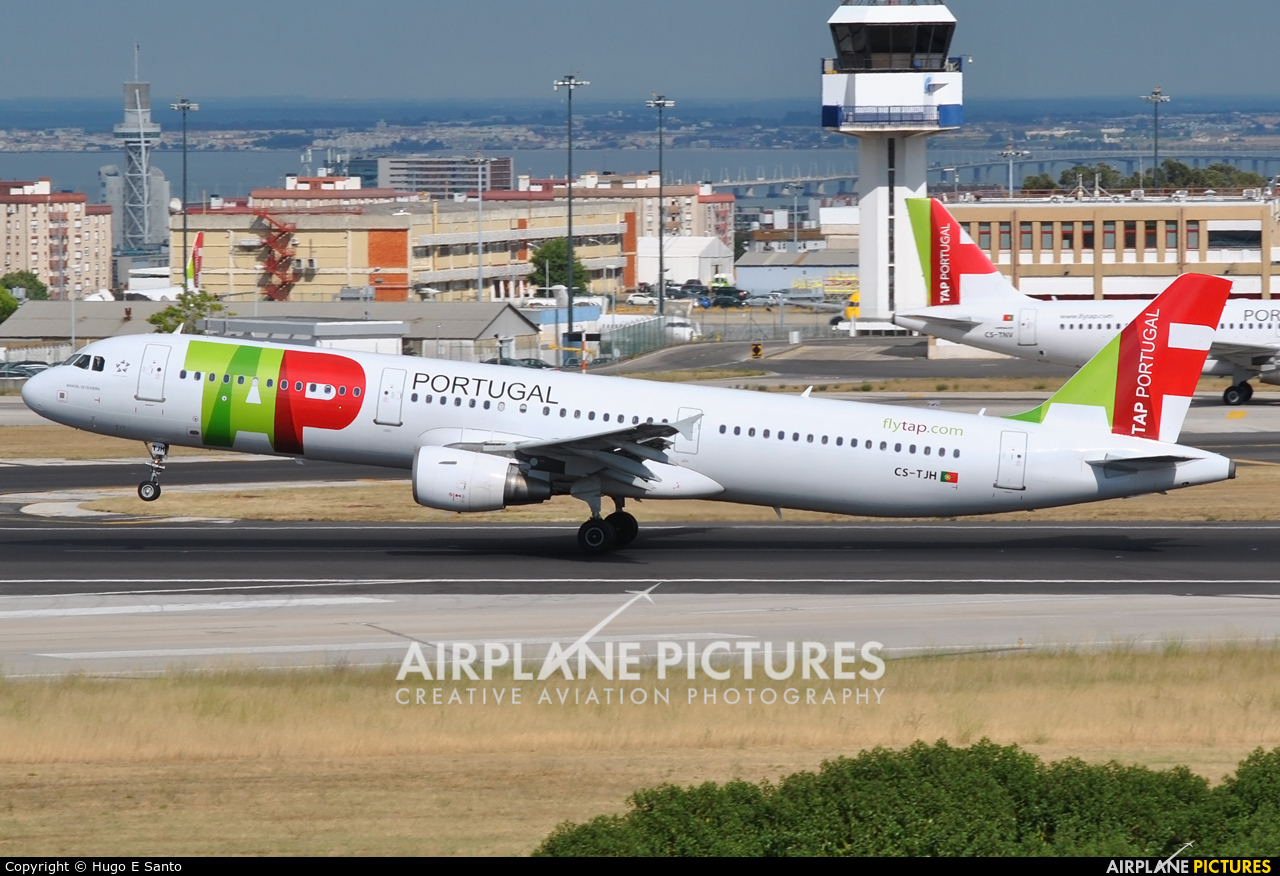 TAP Portugal CS-TJH aircraft at Lisbon