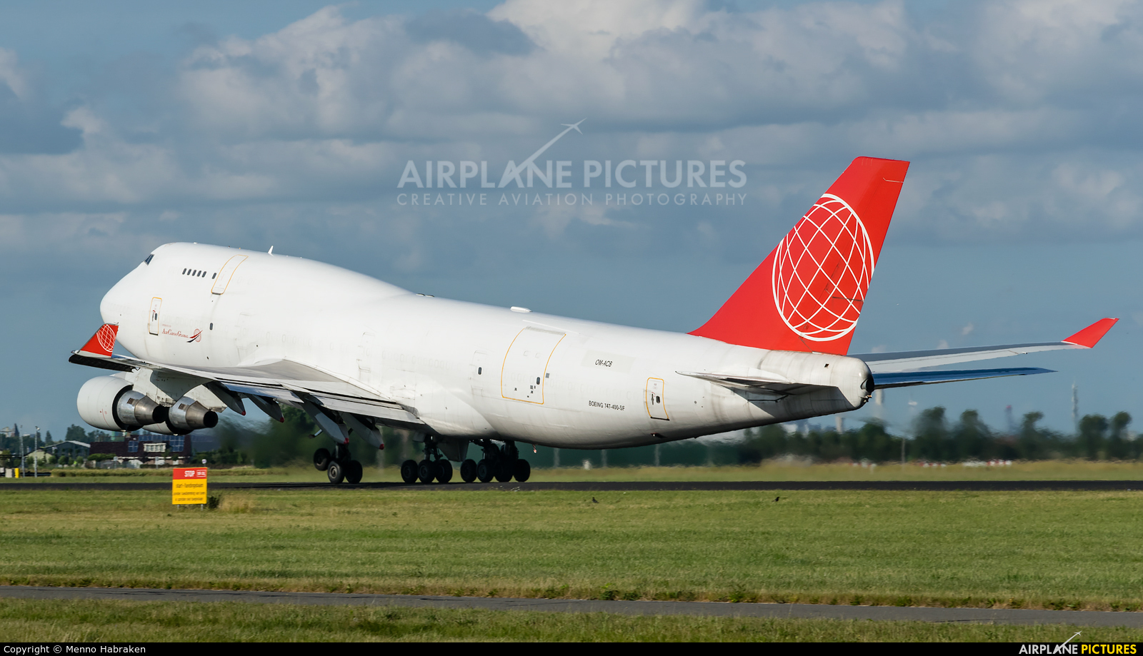 Air Cargo Global OM-ACB aircraft at Amsterdam - Schiphol