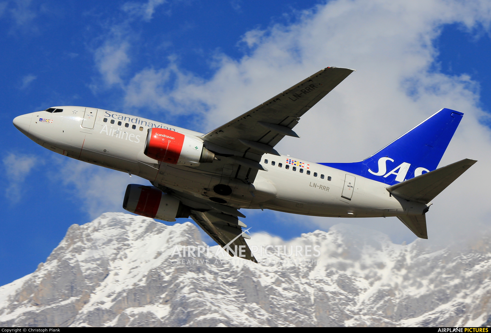 SAS - Scandinavian Airlines LN-RRR aircraft at Innsbruck