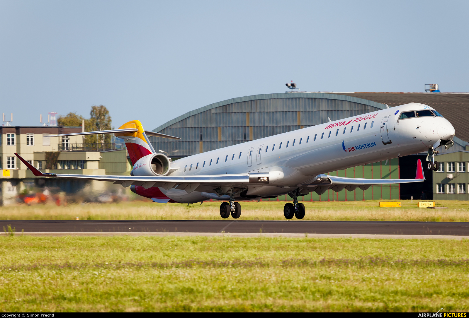 Air Nostrum - Iberia Regional EC-LJT aircraft at Linz