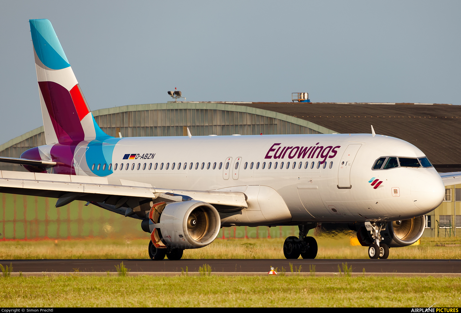 Eurowings D-ABZN aircraft at Linz