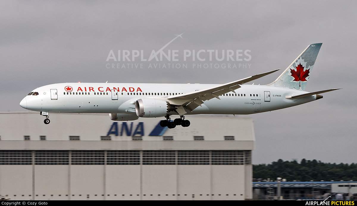 Air Canada C-FNOE aircraft at Tokyo - Narita Intl