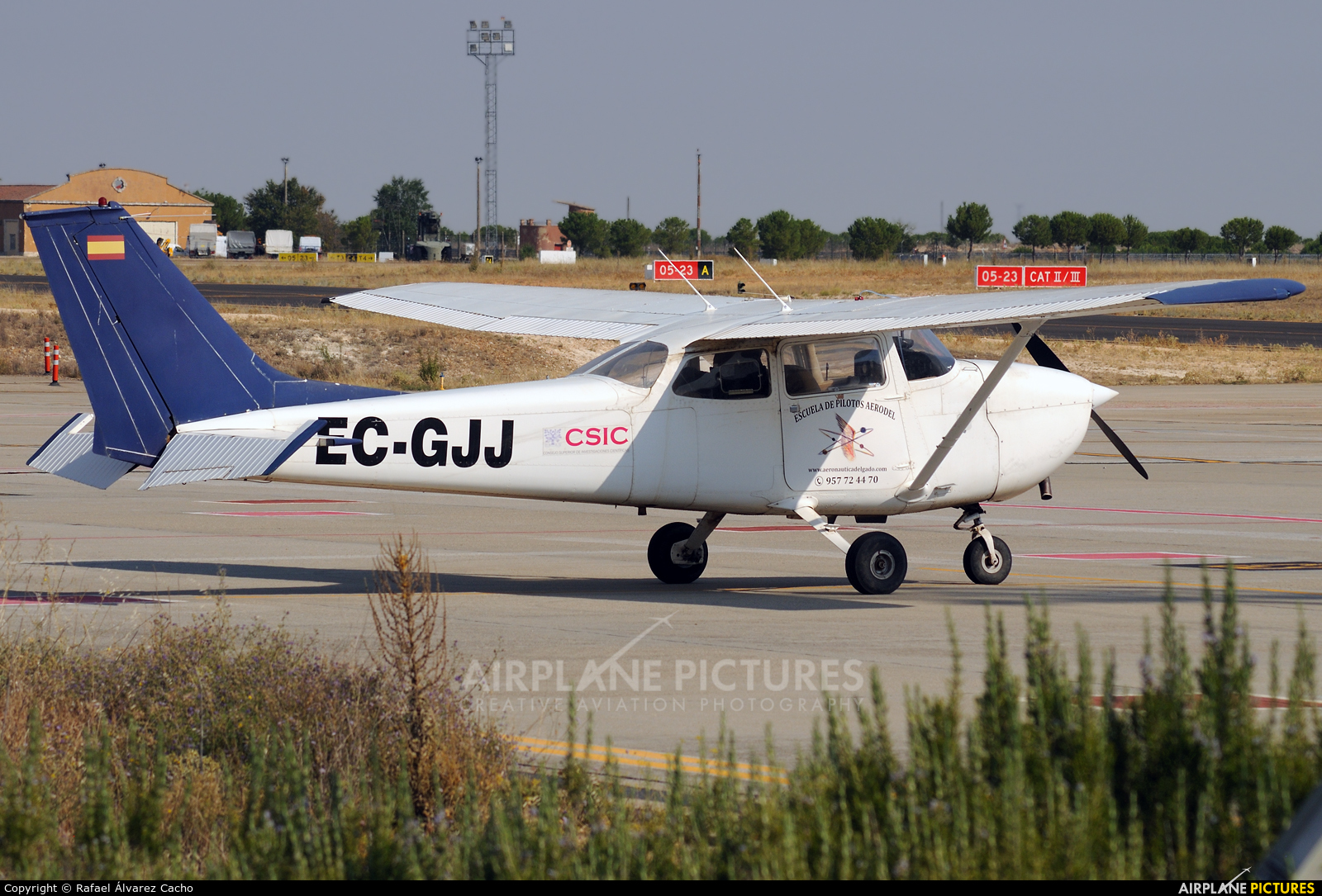 Private EC-GJJ aircraft at Valladolid - Villanubla