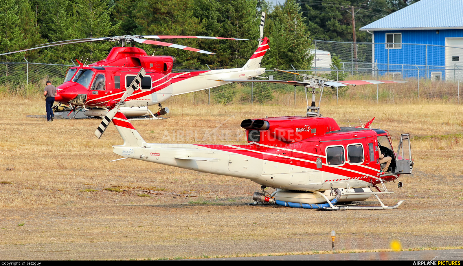 Wildcat Helicopters C-FOHK aircraft at 108 Mile Ranch, BC