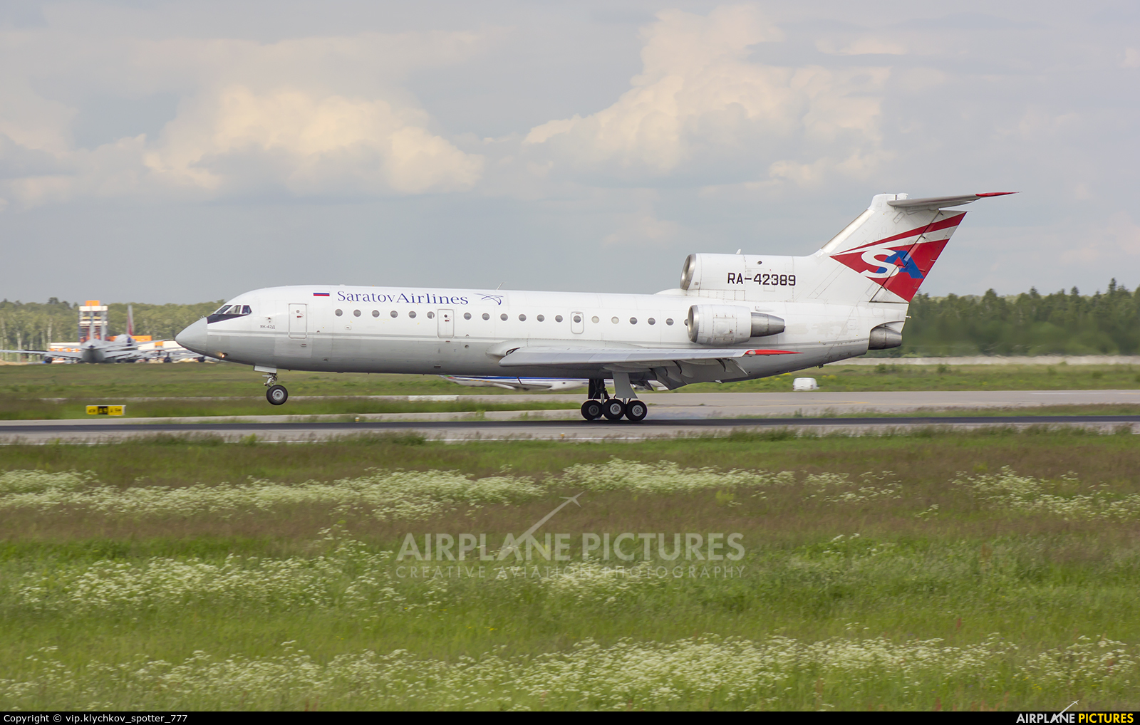 Saratov Airlines RA-42389 aircraft at Moscow - Domodedovo