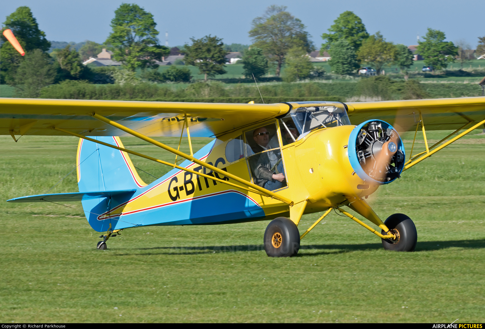 Private G-BTRG aircraft at Old Warden