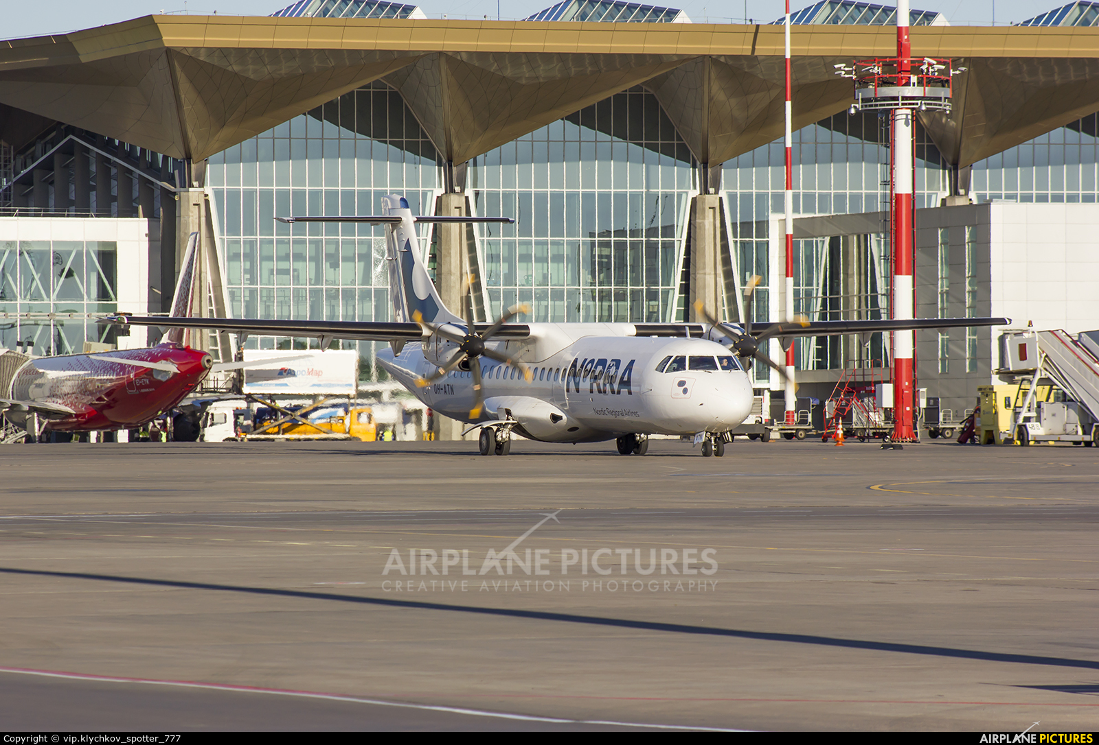 NoRRA - Nordic Regional Airlines OH-ATN aircraft at St. Petersburg - Pulkovo