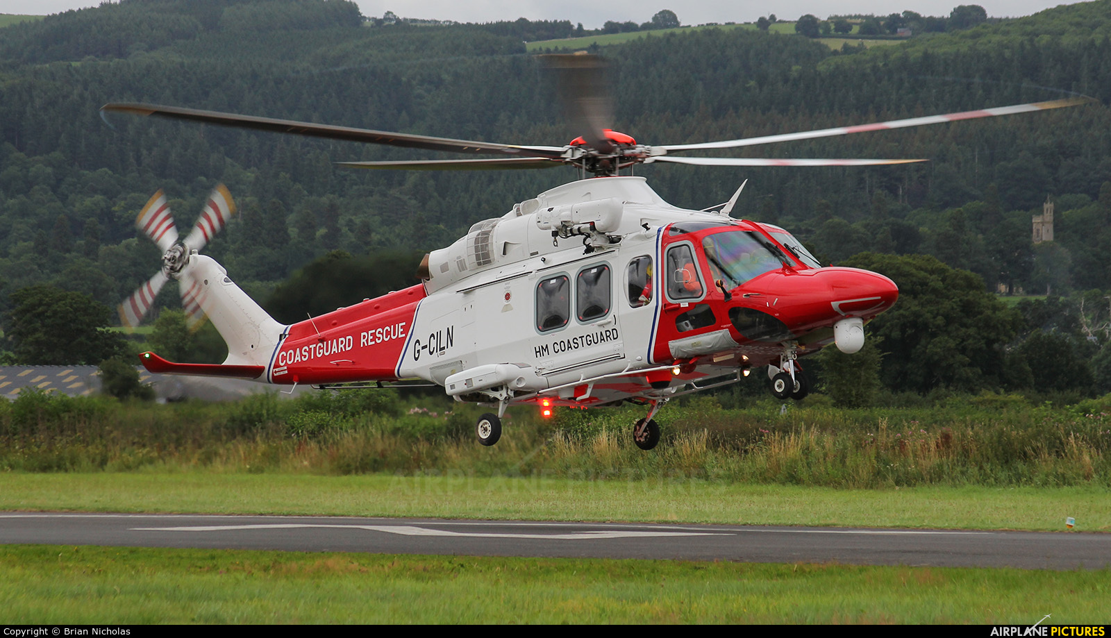 UK - Coastguard G-CILN aircraft at Welshpool