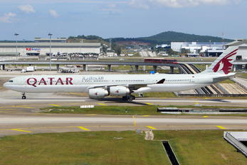 A7-AGA - Qatar Airways Airbus A340-600