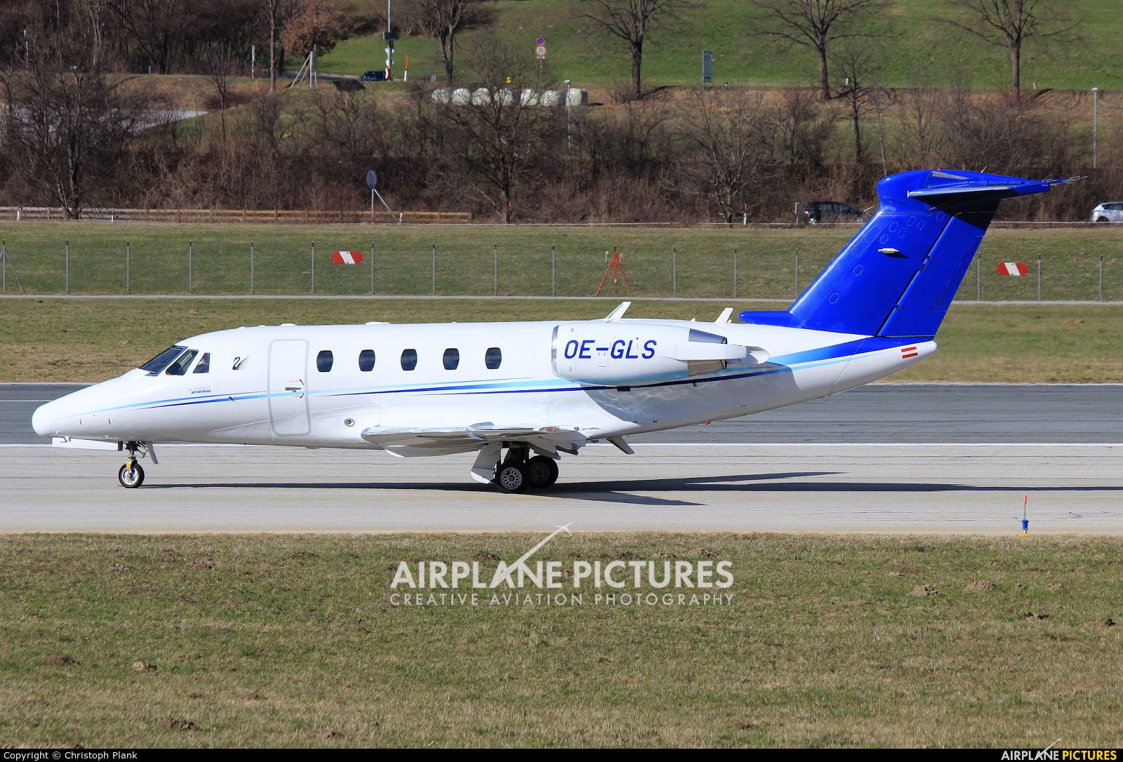 Tyrolean Jet Service OE-GLS aircraft at Innsbruck