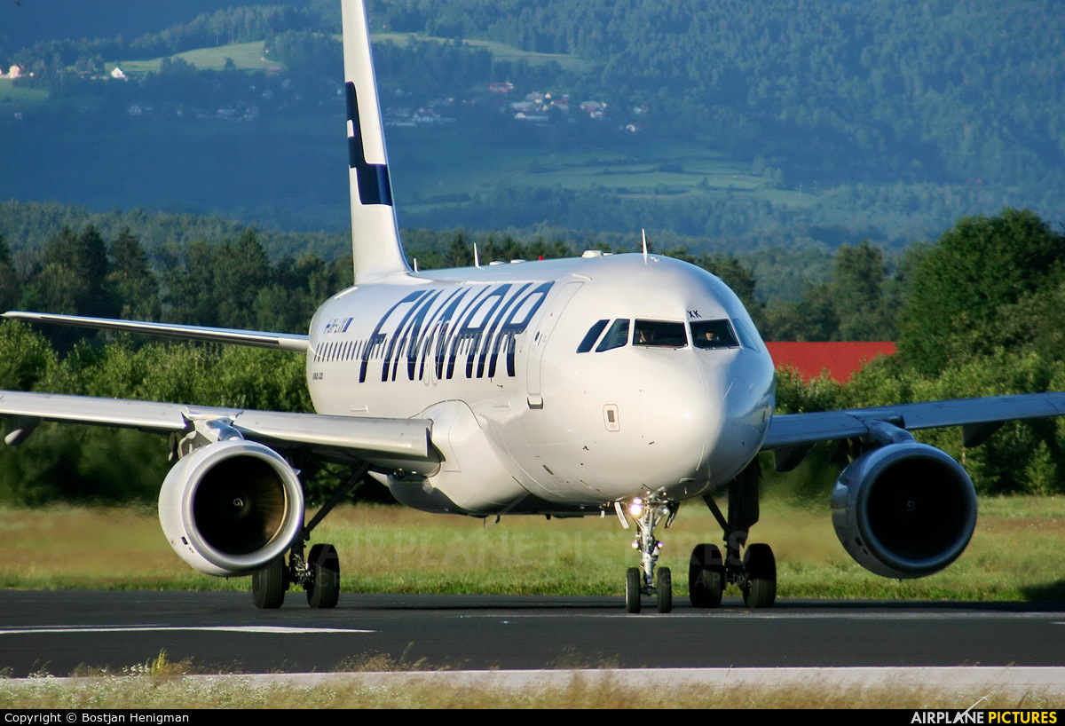 Finnair OH-LXK aircraft at Ljubljana - Brnik