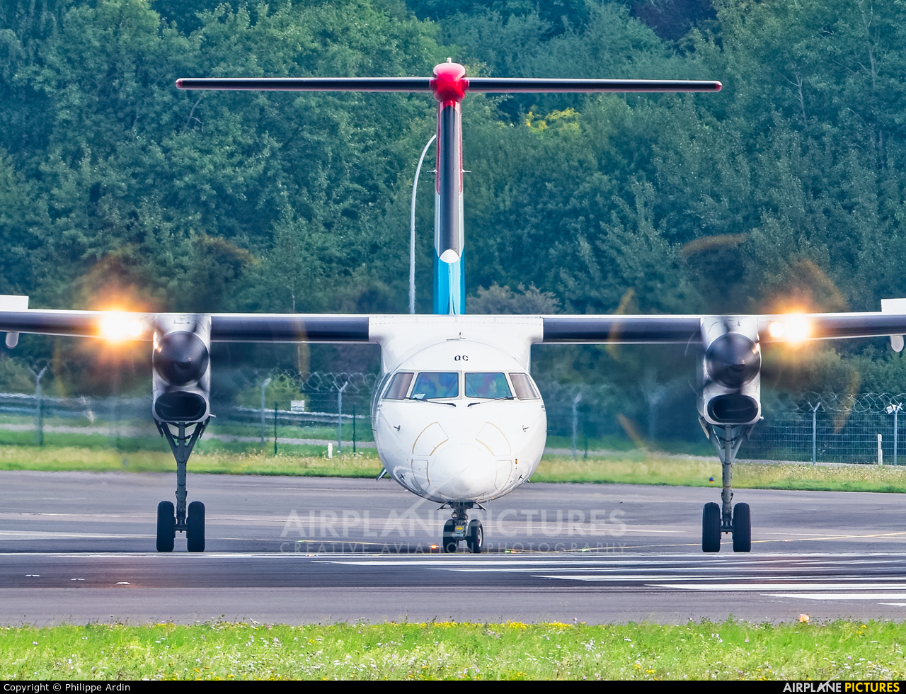 Luxair LX-LQC aircraft at Luxembourg - Findel