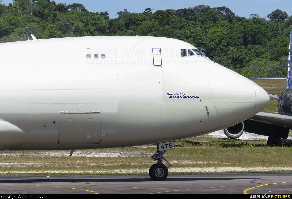 Atlas Air N476MC aircraft at Manaus - Eduardo Gomes